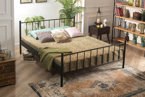 FALEZ METAL KARYOLA, SİYAH, 140X190