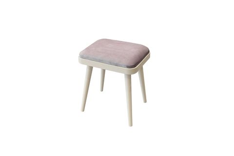 VİNA MİNİ İKİLİ TABURE, SEDEF KREM SOHO GRİ