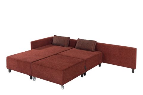 MATRİS YATAKLI KÖŞE KOLTUK, BORDO, SOL KÖŞE