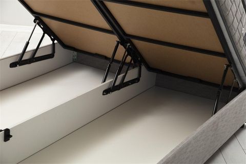 VİTALİA BAZA BAŞLIK YATAK SETİ, AÇIK GRİ 150X200