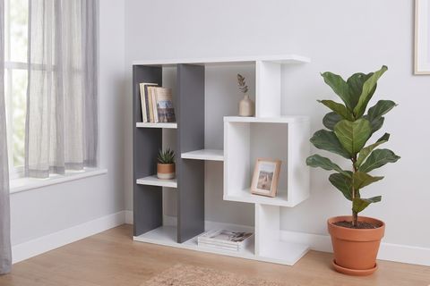 ENDA HOME YEGANE ÇİFT KULLANIMLI DUVAR RAFI ANTRASİT-BEYAZ