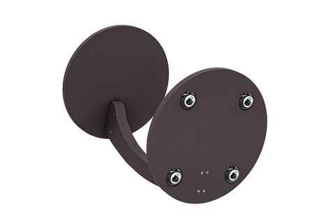 CLEO TEKERLEKLİ C SEHPA TEKERLEKLİ YAN SEHPA, ANTRASİT