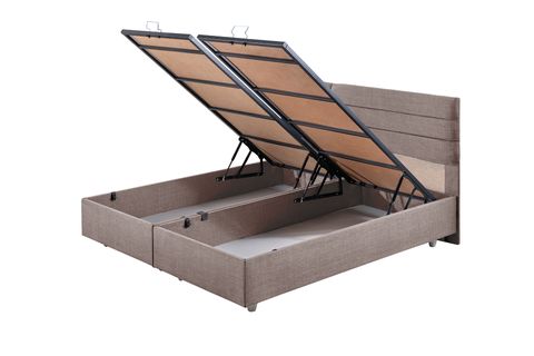 VİYANA BAZA BAŞLIK LETTO YATAK SETİ, KAHVERENGİ, 150X200