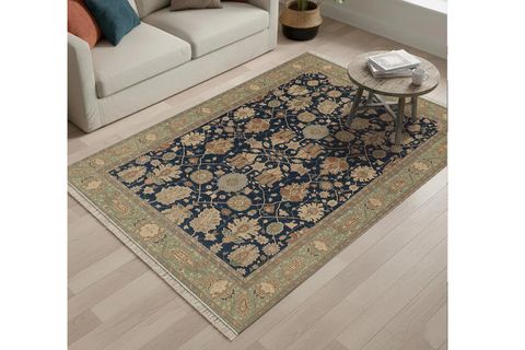 LACİVERT ASMA DOKUMA TABAN HALI, 394 YNG, 80X200 CM