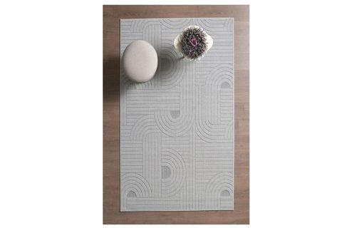 SOHO İSKADİNAV DOKUMA BUKLELİ MAKİNE HALISI, GRİ, 1098, 80X150