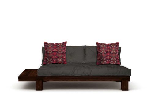 WOODESK ARİN MASİF SEDİR, CEVİZ-ANTRASİT RENK, CPT8379-200