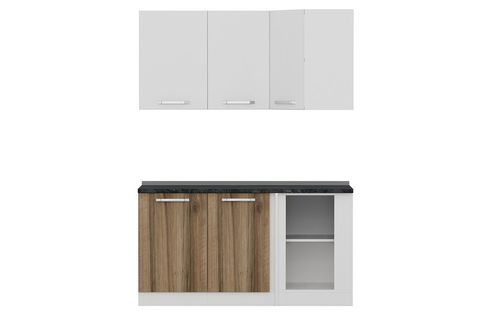 MİNAR 155CM KÖŞE MUTFAK DOLABI BEYAZ DORE K155D1