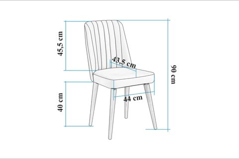 STORMİ SANDALYE, BEYAZ KREM, 1005