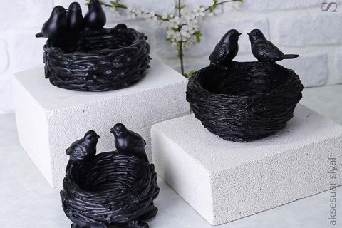 HOUSE KUŞ YUVASI, SİYAH