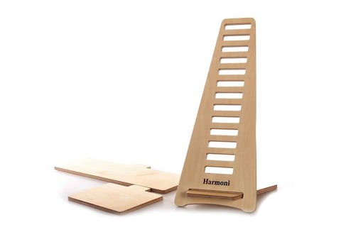 AHŞAP AYARLANABİLİR LAPTOP STANDI, NATUREL