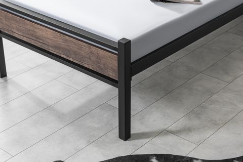 EVGER METAL KARYOLA, K30, SİYAH, 90X200