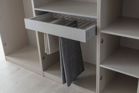 PANDORA NOX DOLAP MODÜLÜ, PANTOLON ASKISI, 90 CM, TEKSTİL