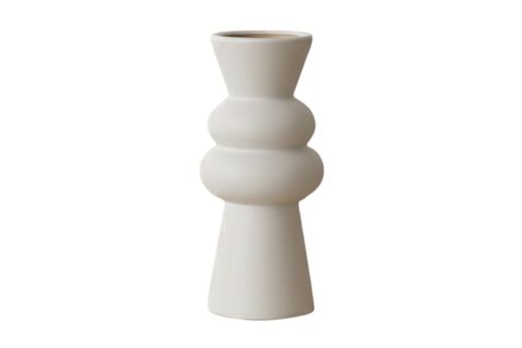 BOMBELİ VAZO, BEYAZ