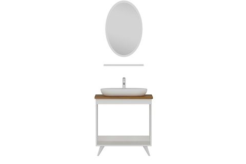 SANYA BANYO DOLABI AY2K138, BEYAZ, 85CM