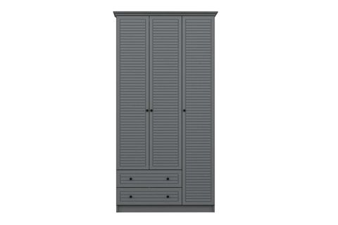 LİVO GARDIROP, ANTRASİT, 3 KAPAKLI