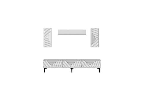 FERRO TV ÜNİTESİ, BEYAZ, 180 CM, TVR1802B