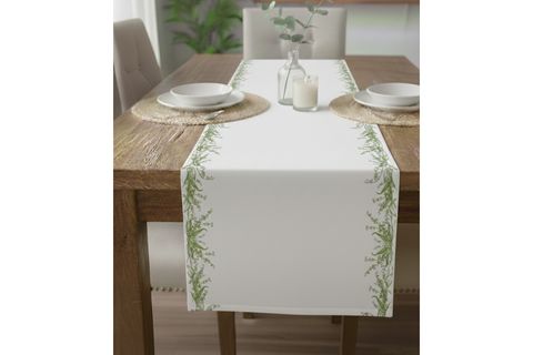 VİYANA BORDÜR PAMUKLU MASA RUNNER, 0085 50X150