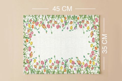 LALE FESTİVALİ PAMUKLU ALTI ADET AMERİKAN SERVİSİ