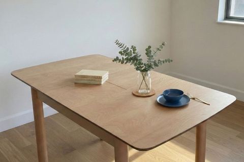 ALVİN NATURAL AHŞAP AÇILIR BENCHLİ MUTFAK MASA TAKIMI, 80X120 CM