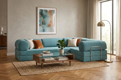 LEGOM MODÜLER YATAKLI AKTİVİTE KÖŞE KOLTUK İNDİGO, 200X300