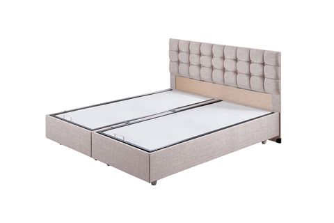 VENEDİK BAZA BAŞLIK LETTO YATAK SETİ, KREM, 160X200