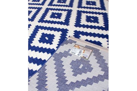 SARAY HALI ALA 012 MOZAİK DESEN LACİVERT MODERN HALI 120X170