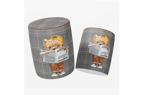 POUFS PUF 104, GRİ