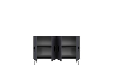 SALKIM KONSOL VE TV SEHPASI ANTRASİT SİLVER 120 CM KA1217AS