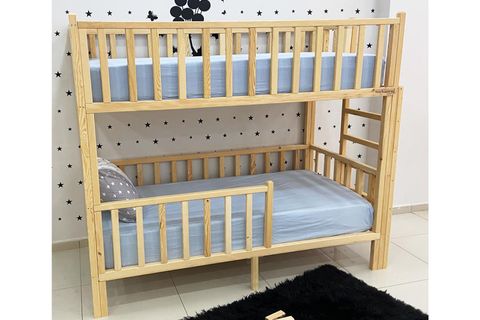 AHŞAP MONTESSORİ ÇOCUK ODASI RANZA, 90X190, KAHVERENGİ