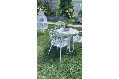 İSTANBUL BAHÇE BALKON ÇAY SETİ, BEYAZ