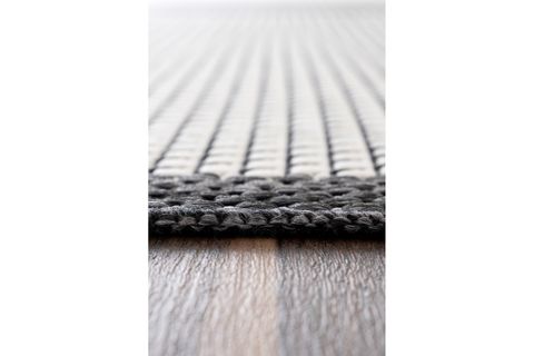 FRESCO EKRU SİYAH YIKANABİLİR HALI 23745A, 50X80