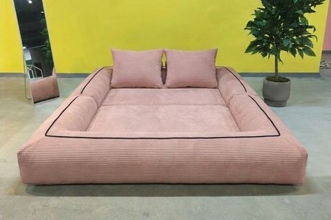 KATLANIR YATAK ÇOK FONKSİYONLU KOLTUK, PEMBE