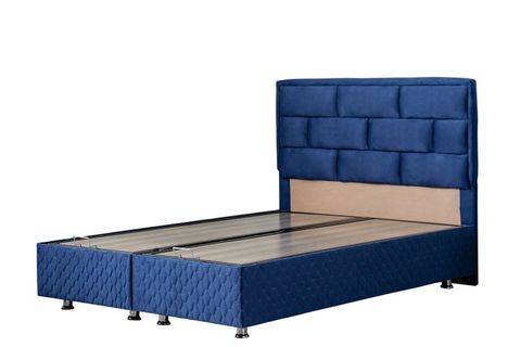 DİEGO NEW BAZA BAŞLIK VE YATAK SETİ, LACİVERT, 90X200