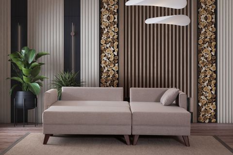 GLORİA MİNİ KÖŞE, KREM, SAĞ