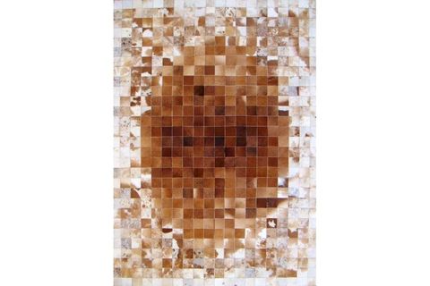 AKTÜEL DERİ PATCHWORK MULTİ KARAMEL REVERSE 80X150