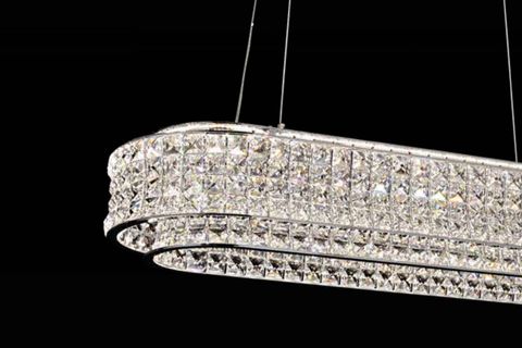 KONT KRİSTAL AVİZE, 90 CM