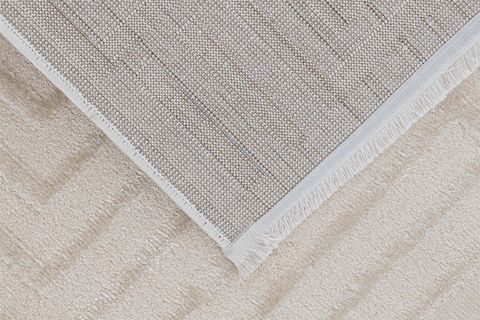 KANYON BUKLELİ MAKİNA HALISI, BEYAZ, 80X300, 4907A