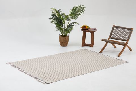 4K INFİNİTY COLLECTİON MODERN MAKİNE HALISI 1412, BEİGE, 80X150 CM