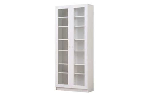 LOTUS KİTAPLIK, BEYAZ, 2 KAPAKLI