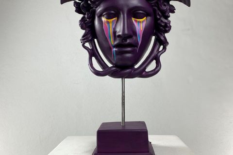 MEDUSA REQUIEM POP ART DEKORATİF ROMA YUNAN HEYKELLERİ