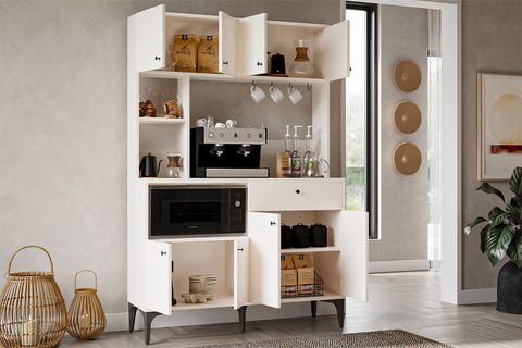 ÇETMEN COMFORT FLEX KAHVE KÖŞESİ 120 CM BEYAZ