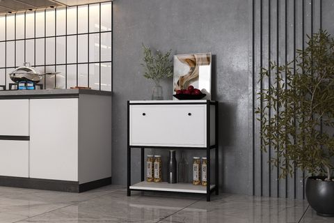 BKC ÇOK AMAÇLI DOLAP, 2 KATLI, BEYAZ, ÇAD-1011