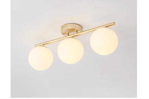 GOLDEN ÜÇ SIRALI AVİZE, BEYAZ