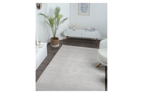 ZEN KOLEKSİYONU BAMBU DOKULU MAKİNE HALISI, GRİ, 100X150, 0607A