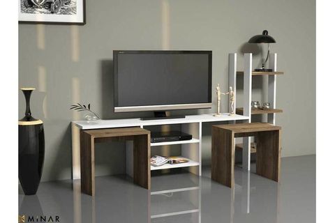 LİMBO TV ÜNİTESİ BEYAZ-120 CM
