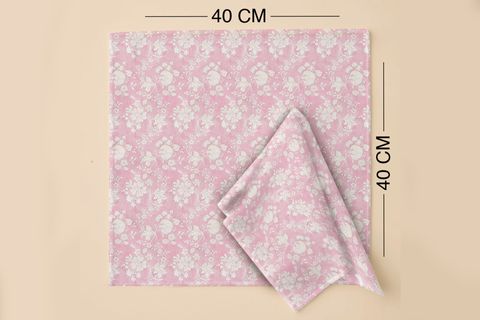 PEMBE BOTANİCA NOSTALJİ PAMUKLU ALTI ADET PEÇETE