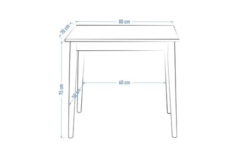 AVANOS MDF KATLANIR AHŞAP MUTFAK MASASI, 70X80 CM, CEVİZ CEVİZ