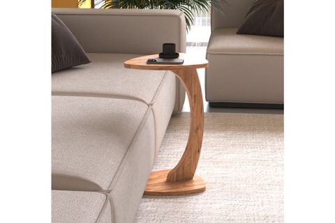 SELF TEKERLEKLİ YAN SEHPA, ÇAM