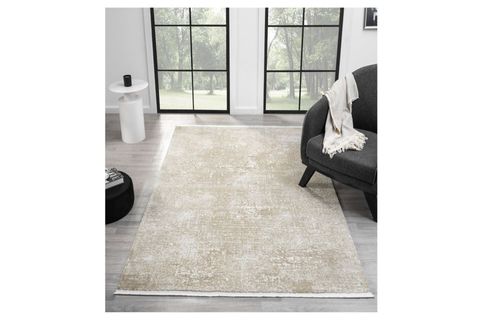 VİTA SERİSİ BAMBU DOKULU MODERN MAKİNE HALISI, VİZON, 80X200