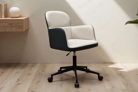 ROLL ÇALIŞMA SANDALYESİ, KREM ANTRASİT